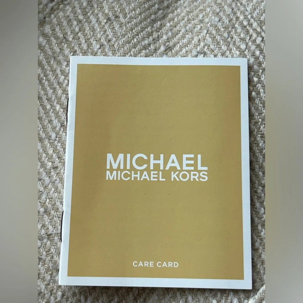 Michael Kors Pearl-Effect Acrylic Envelope Crossbody with Gold Chain